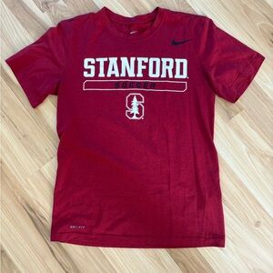 Nike Red Short Sleeve Tee - Stanford Soccer